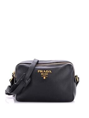 Prada Double Zip Camera Bag Vitello #247922P11B